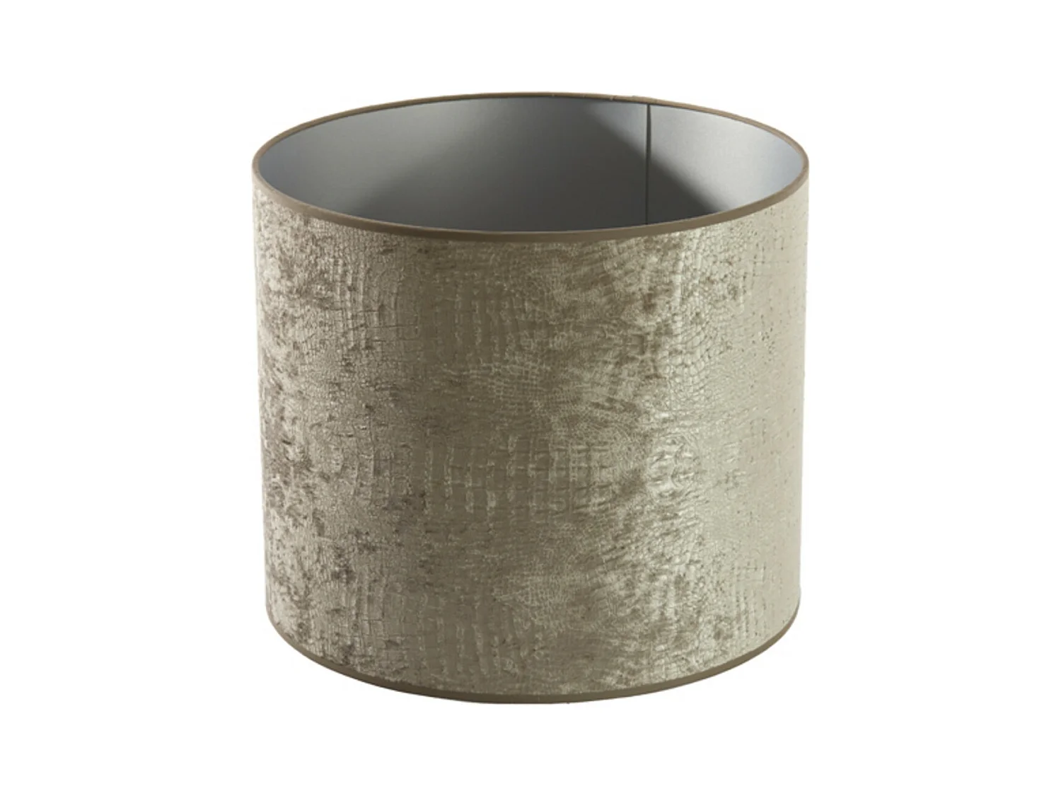 Lampenschirm CHELSEA - Ø40x35cm - Silber