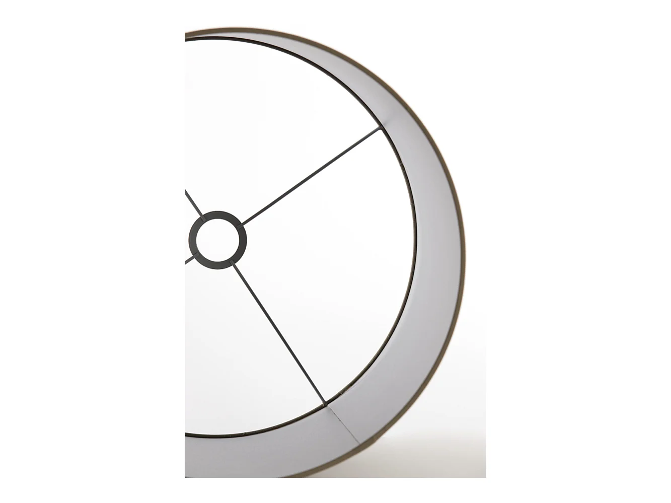 Lampenschirm CHELSEA - Ø40x35cm - Silber