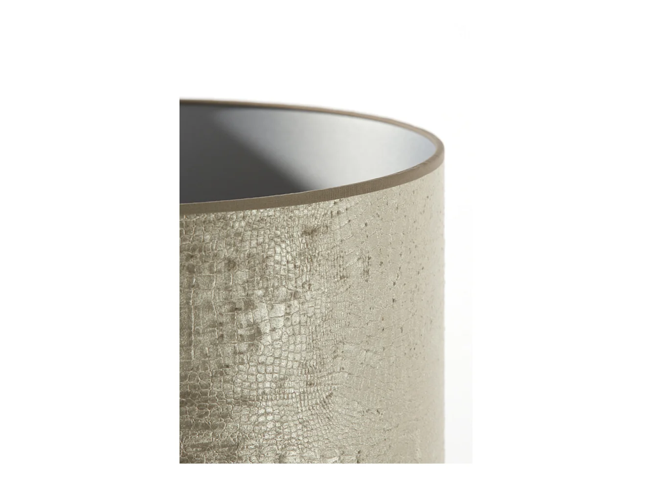 Lampenschirm CHELSEA - Ø40x35cm - Silber