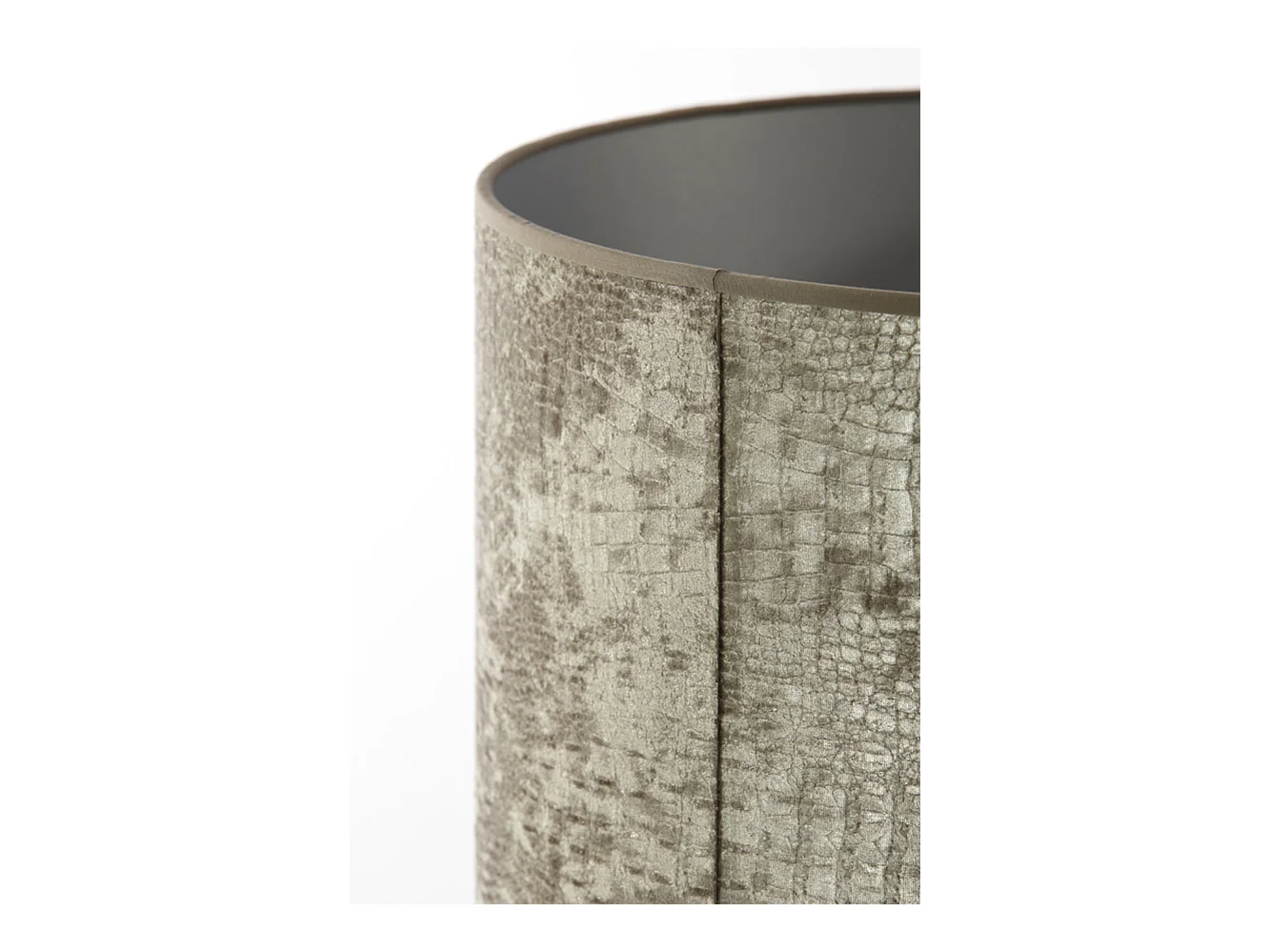 Lampenschirm CHELSEA - Ø40x35cm - Silber