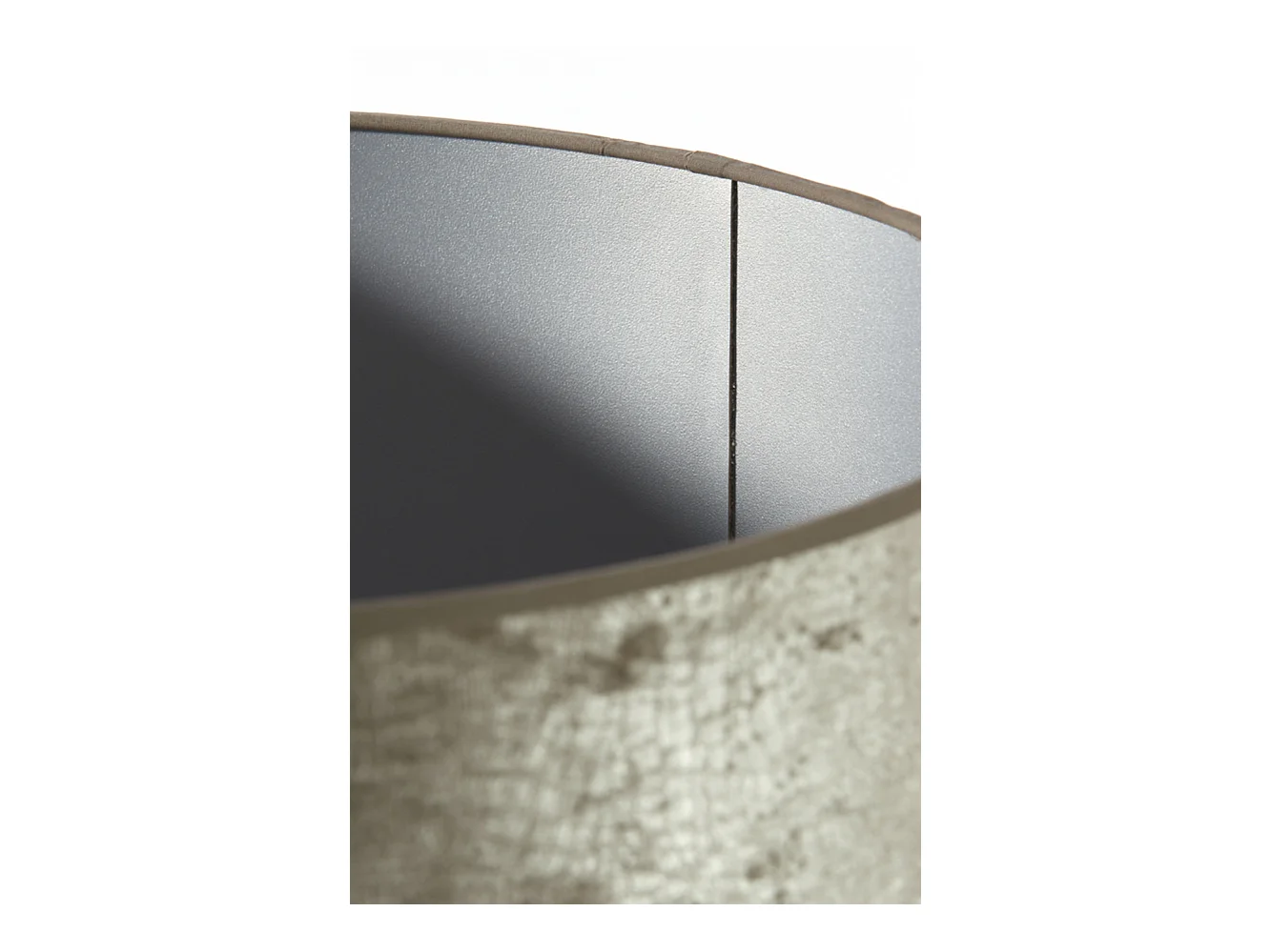 Lampenschirm CHELSEA - Ø40x35cm - Silber