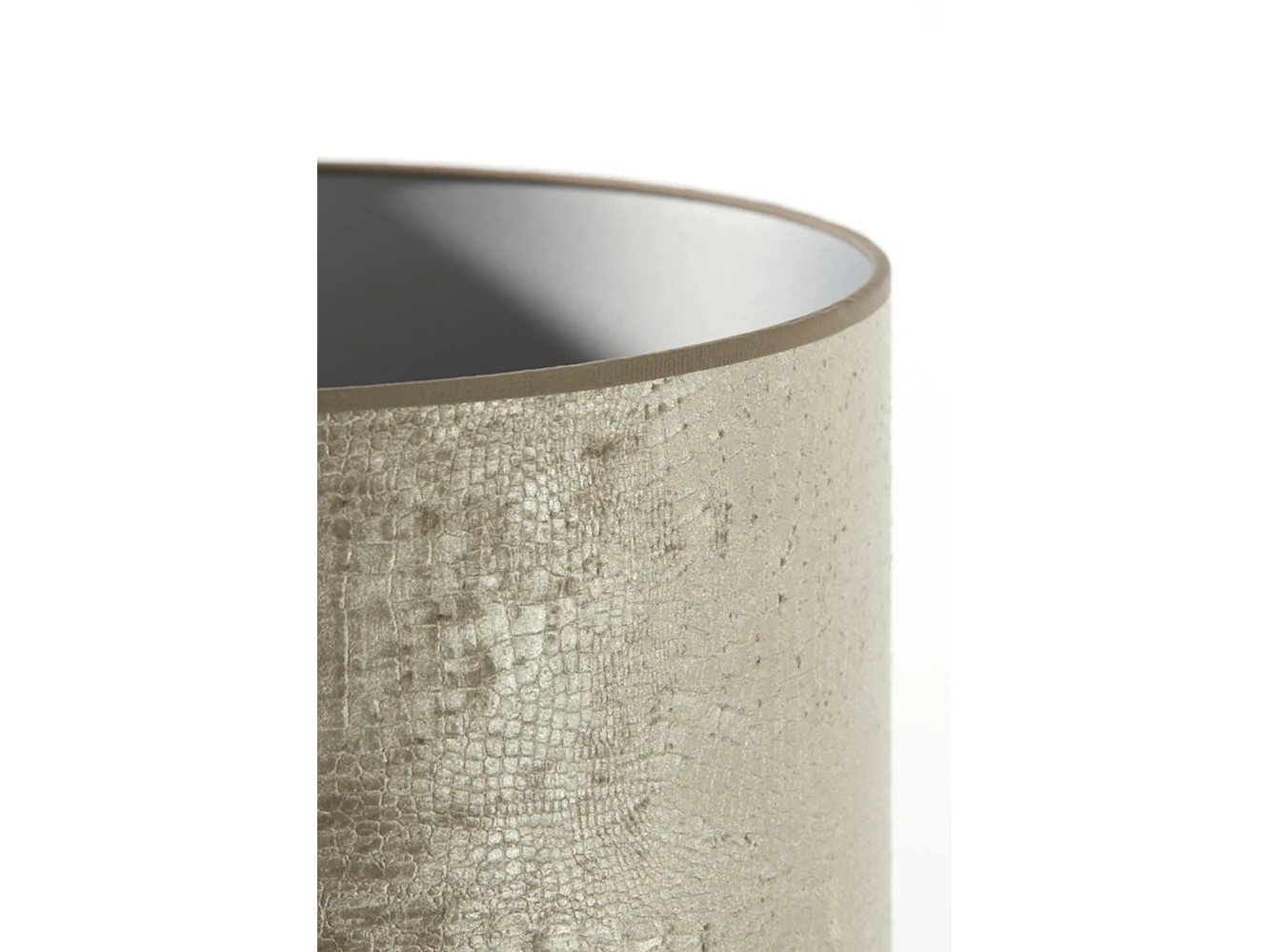 Abat-jour CHELSEA - Ø40x35cm - Argent