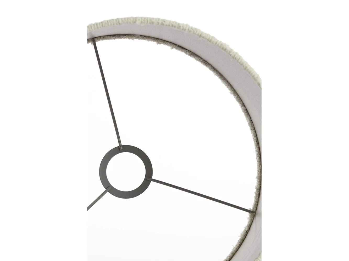 Abat-jour BOLERO - Ø30x21cm - Blanc