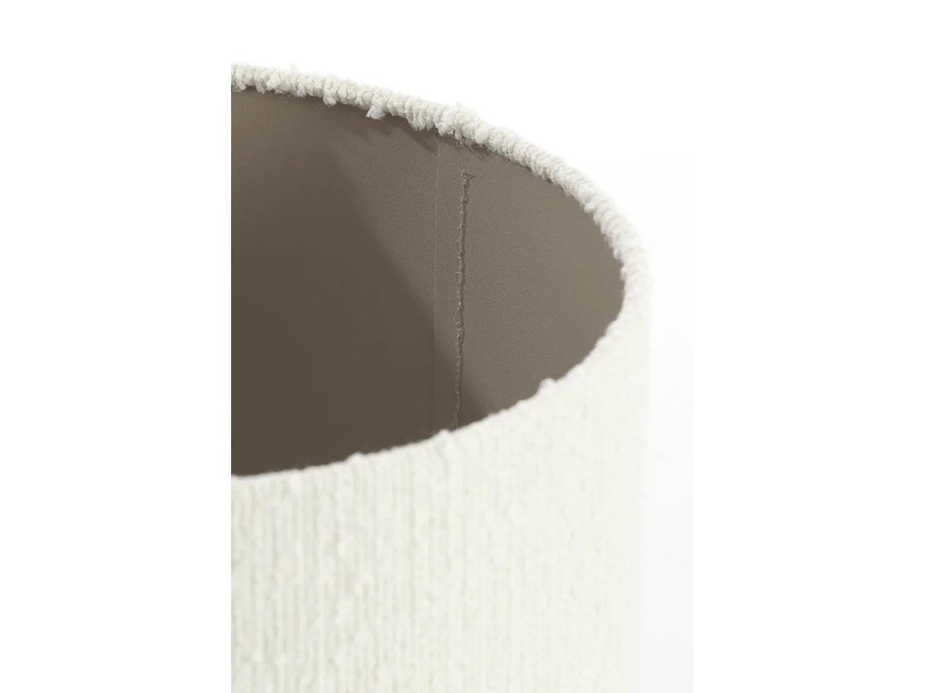 Abat-jour BOLERO - Ø30x21cm - Blanc