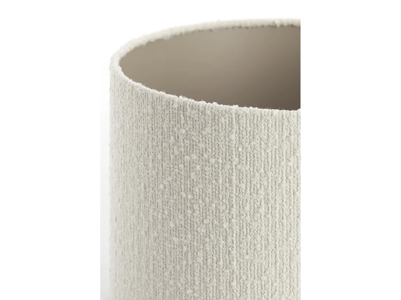 Abat-jour BOLERO - Ø30x21cm - Blanc