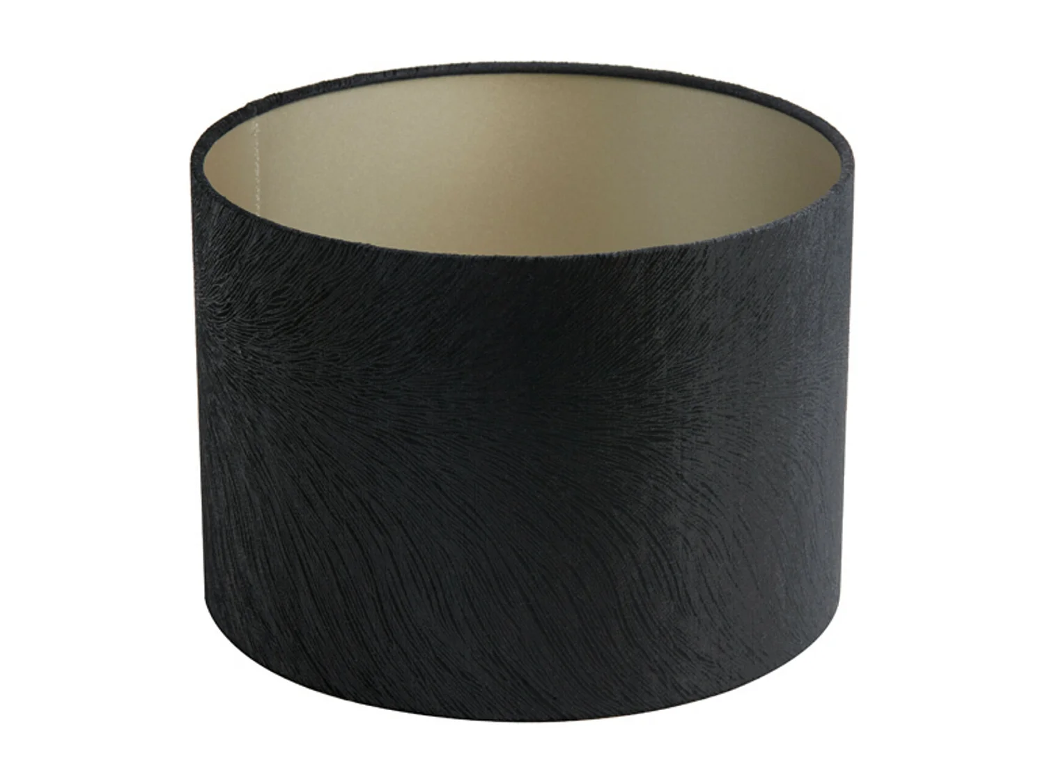 Abat-jour LUBIS - Ø30x21cm - Noir