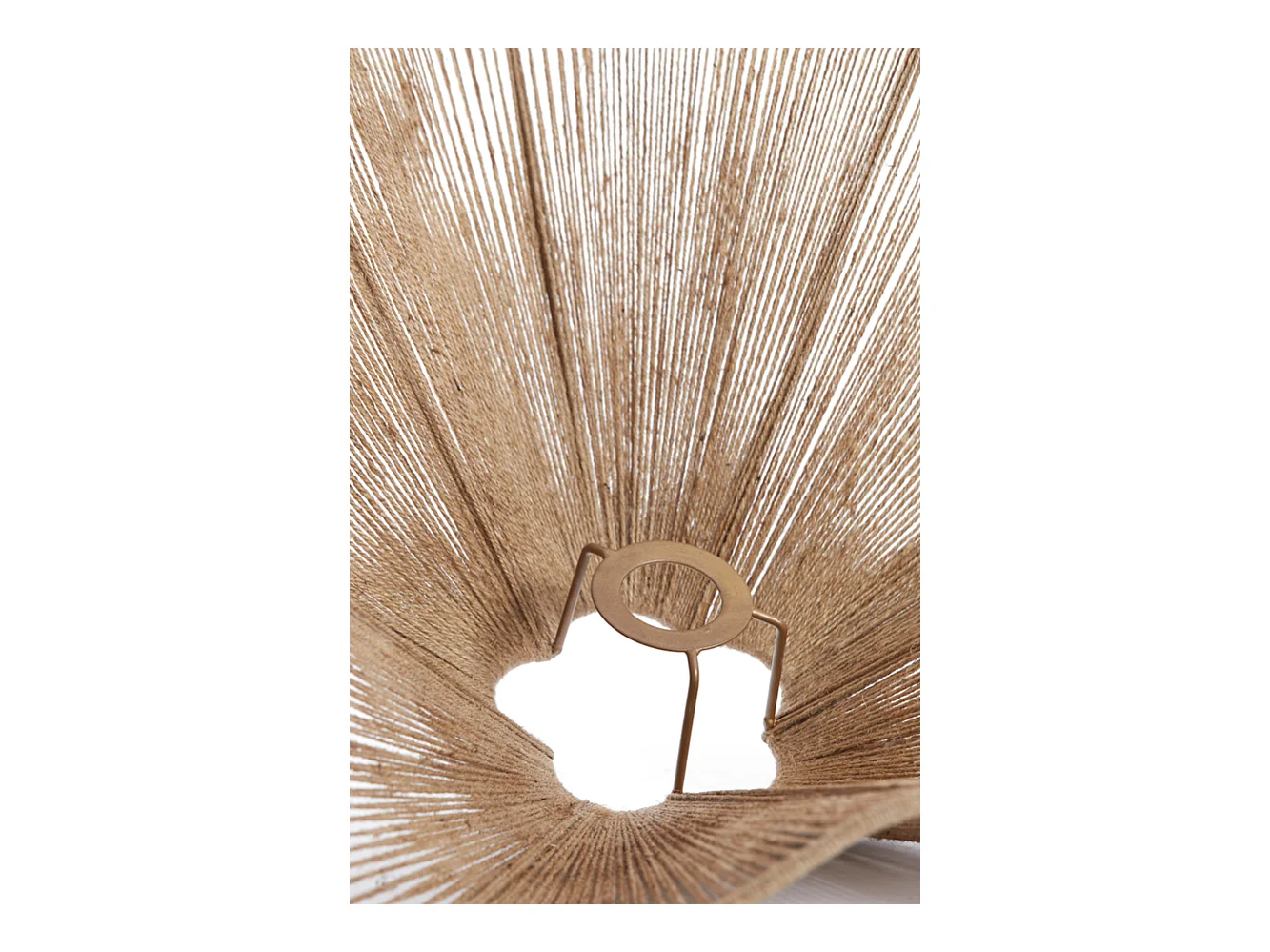 Lampenkap FODARA - Ø53x29cm - Bruin