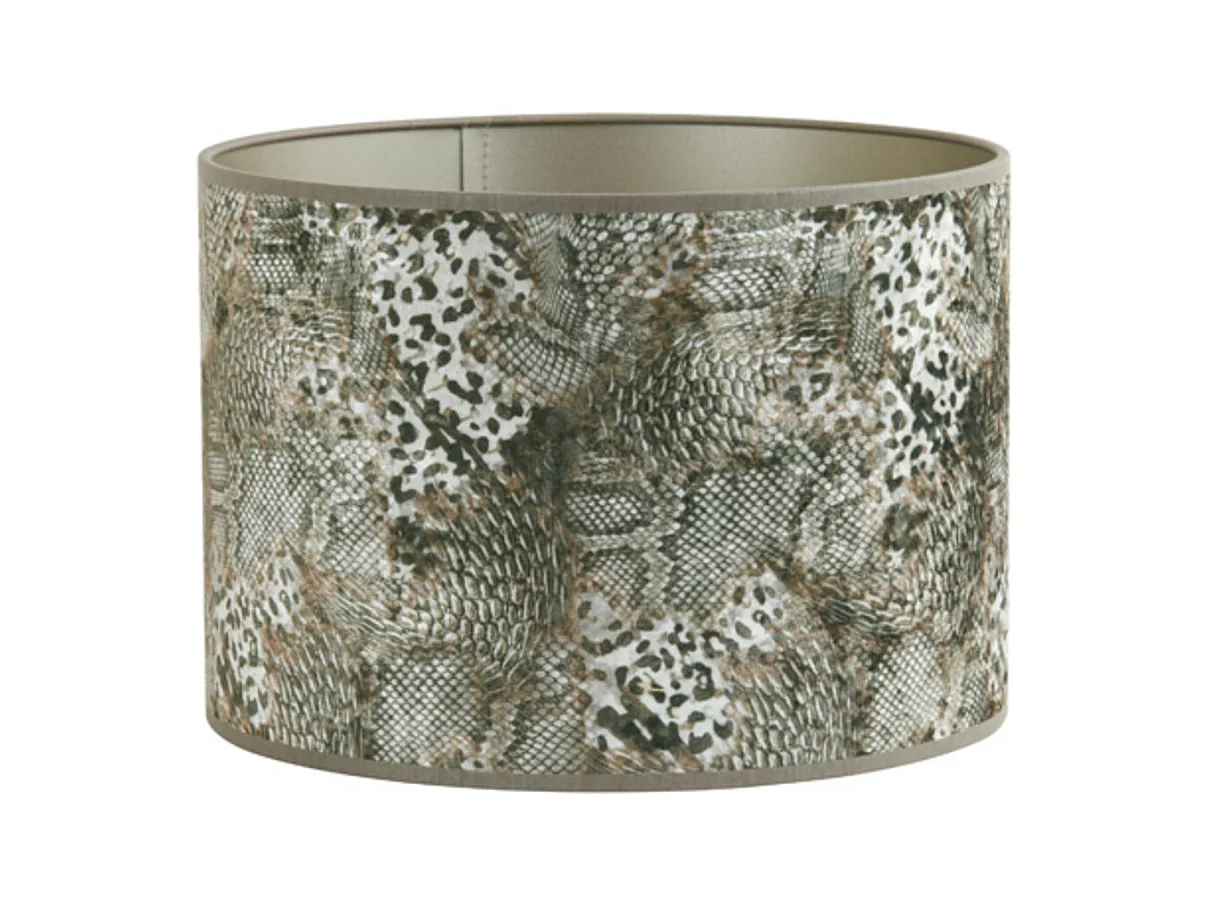 Abat-jour KEYON - Ø30x21cm - Marron