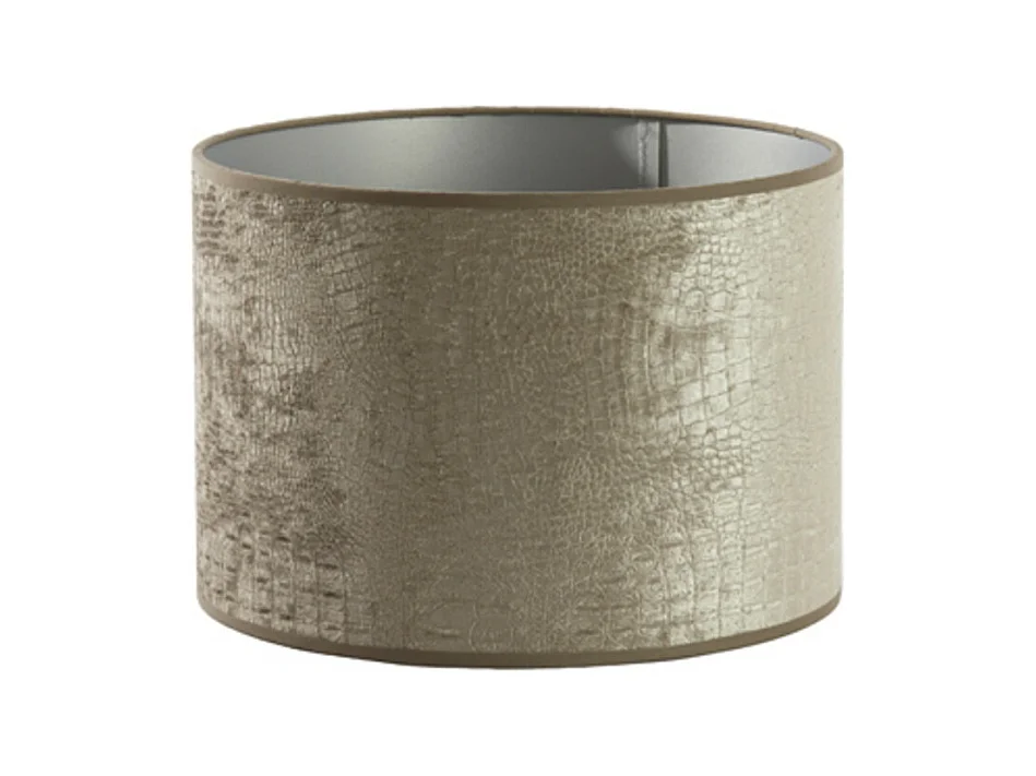 Lampenschirm CHELSEA - Ø30x21cm - Silber