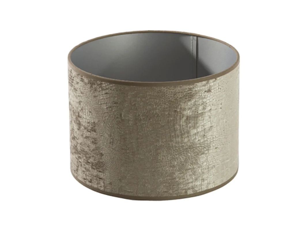 Lampenschirm CHELSEA - Ø30x21cm - Silber