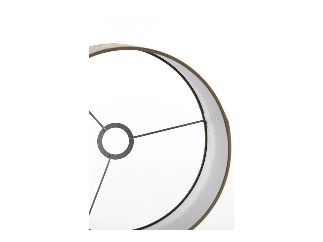 Lampenschirm CHELSEA - Ø30x21cm - Silber