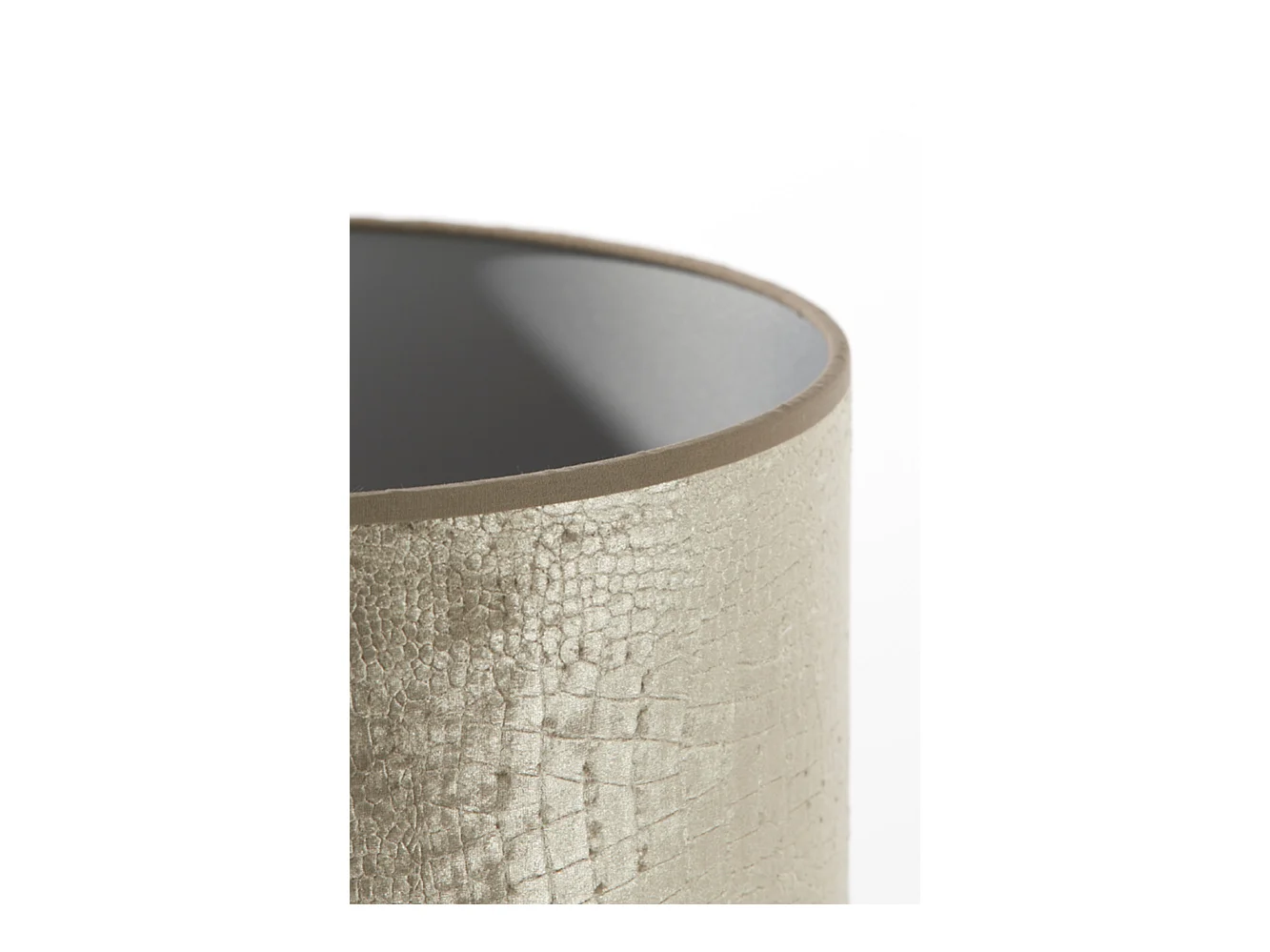 Lampenschirm CHELSEA - Ø30x21cm - Silber