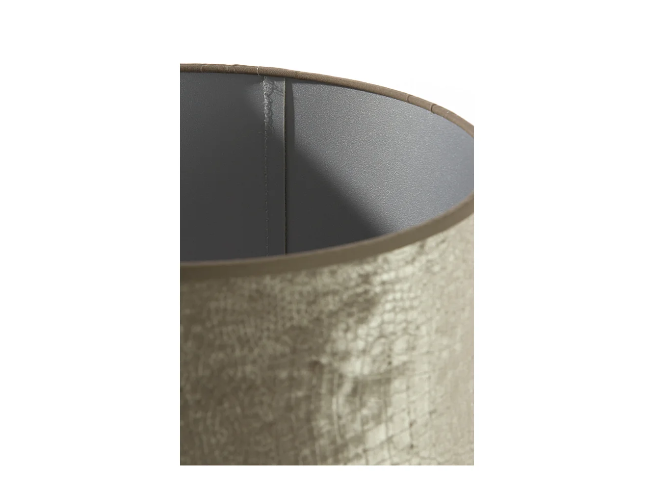 Lampenschirm CHELSEA - Ø30x21cm - Silber