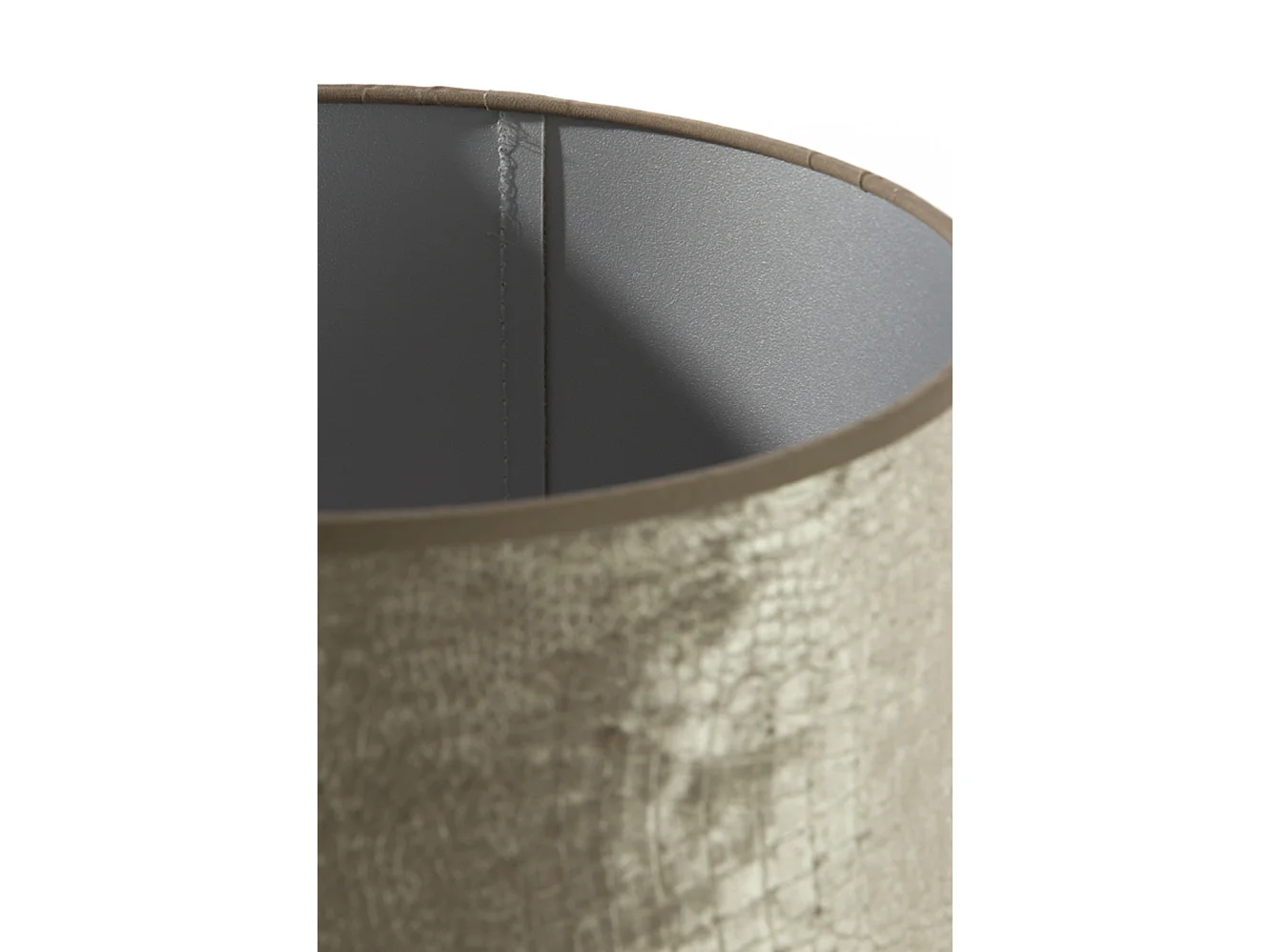 Abat-jour CHELSEA - Ø30x21cm - Argent