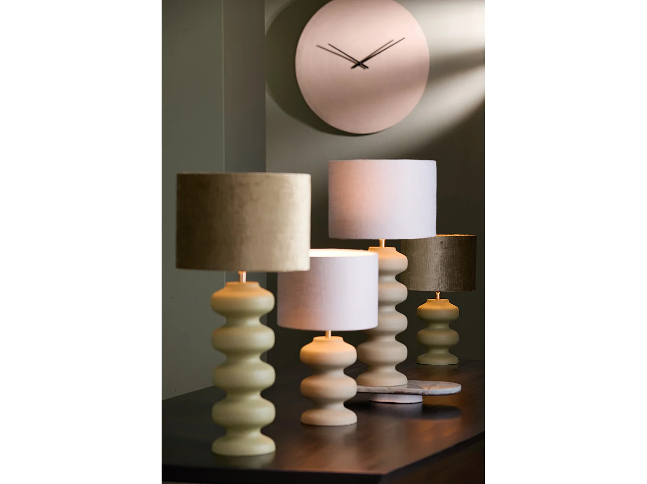 Abat-jour GEMSTONE - Ø20x15cm - Vert