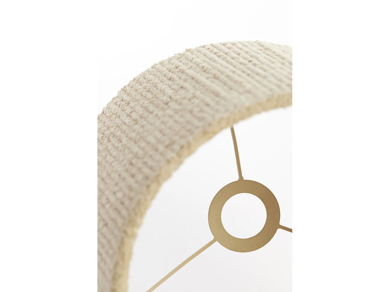 Abat-jour MEDANA - Ø25x36cm - Blanc