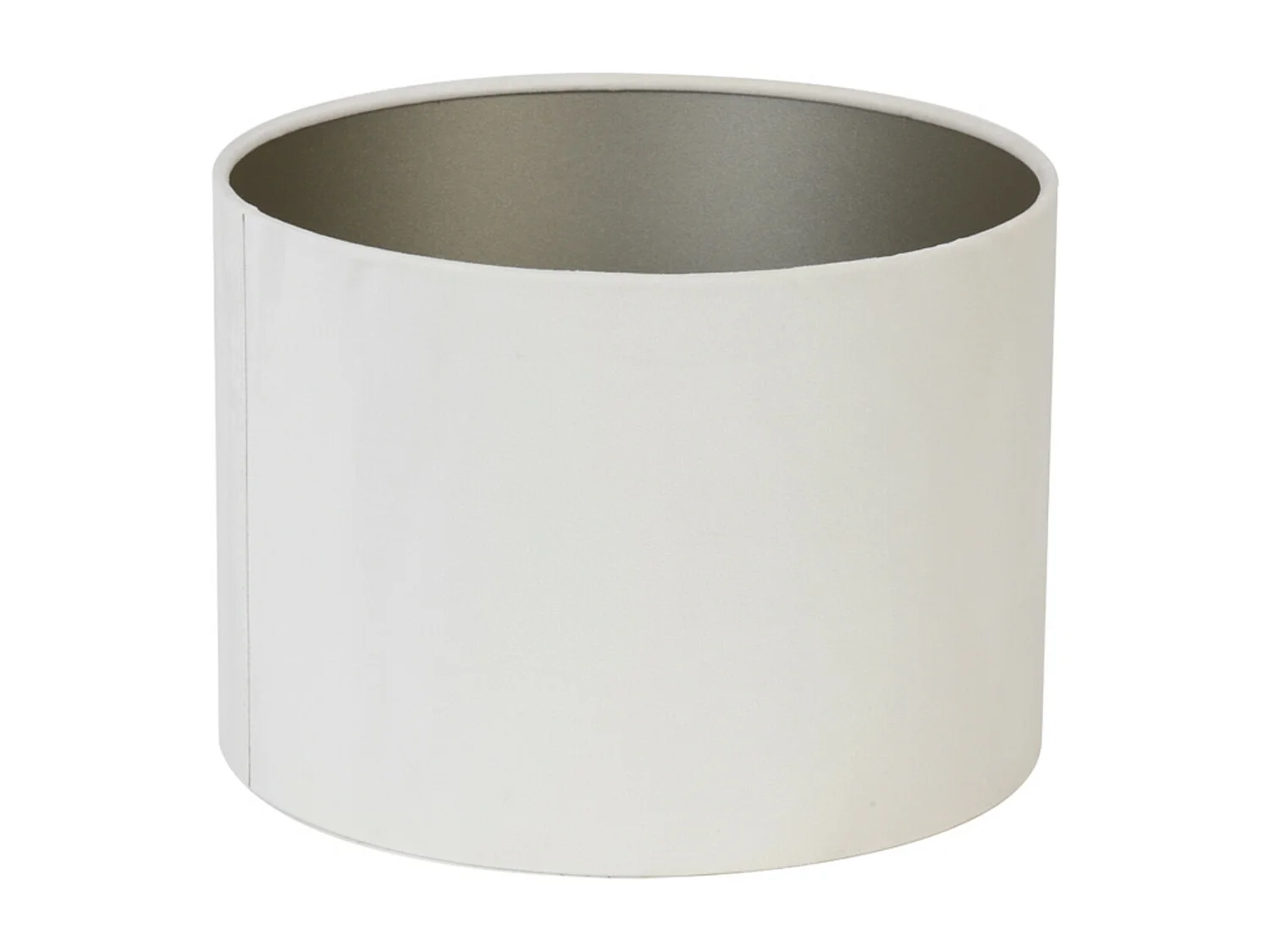 Abat-jour VELOURS - Ø30x21cm - Blanc