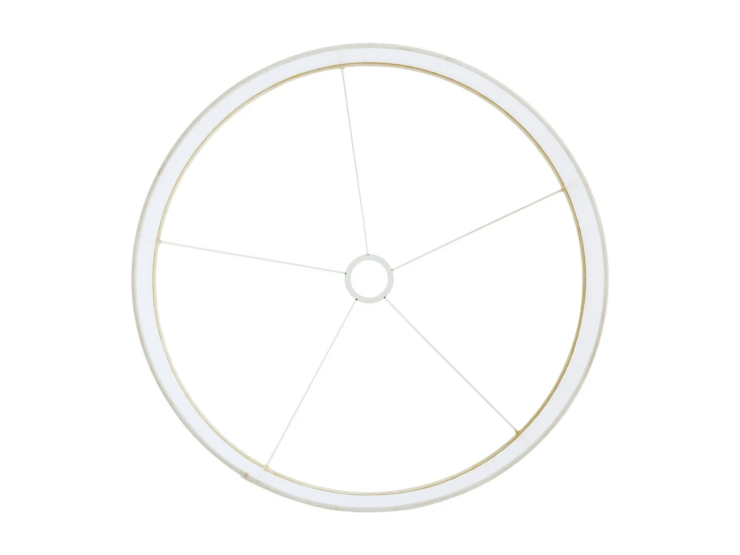 Lampenkap LIVIGNO - Ø50x38cm - Wit