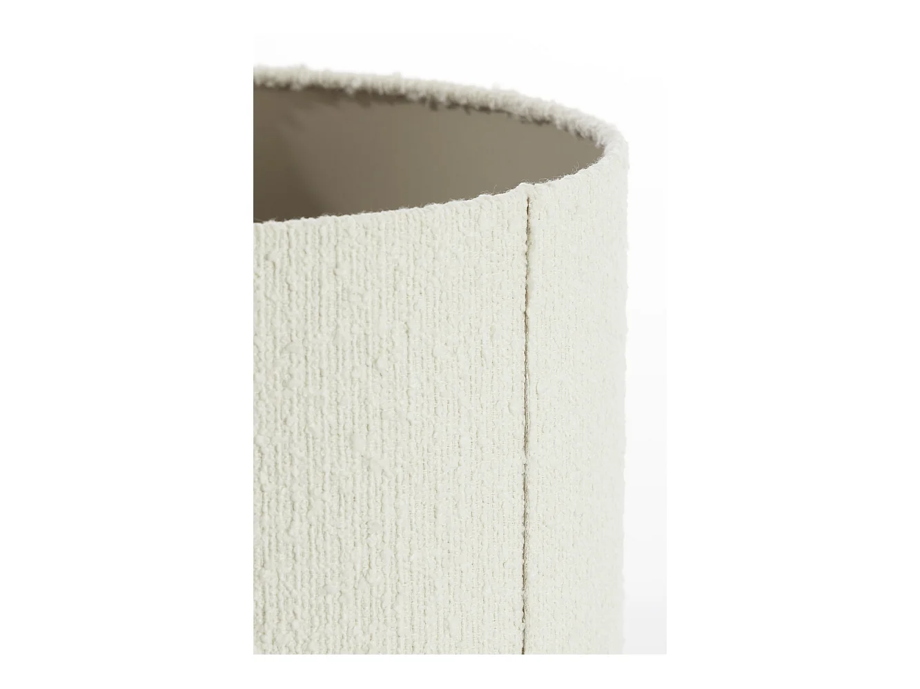 Lampenschirm BOLERO - Ø50x38cm - Weiß