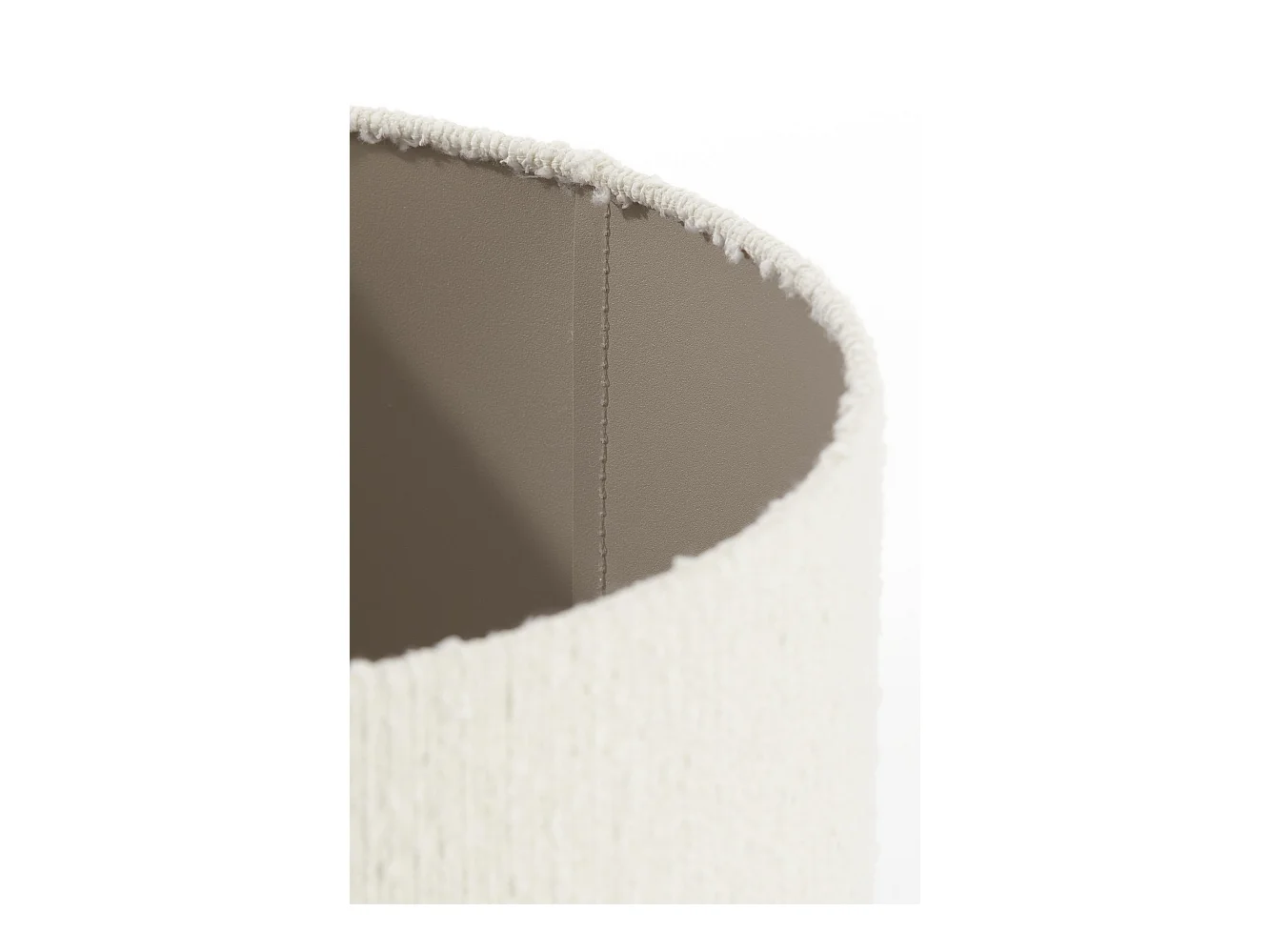Lampenschirm BOLERO - Ø50x38cm - Weiß