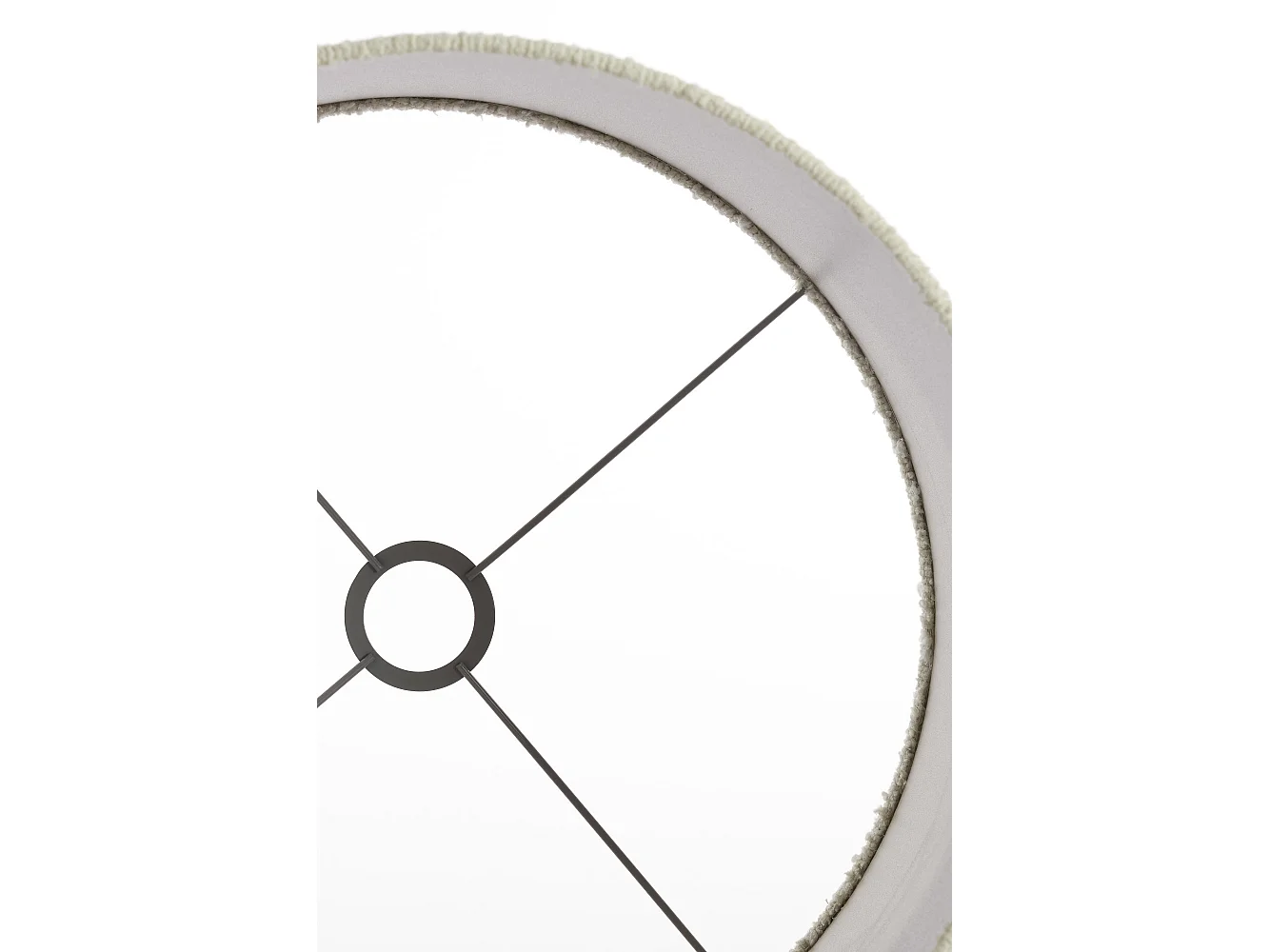 Lampenkap BOLERO - Ø50x38cm - Wit