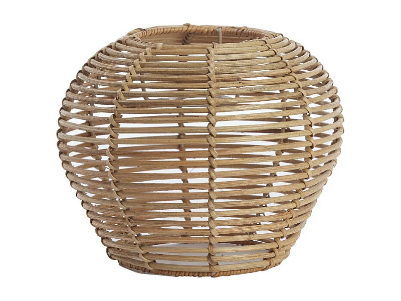 Abat-jour LETTONIE - Ø23x18cm - Marron