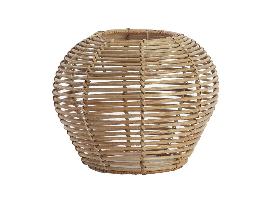 Abat-jour LETTONIE - Ø23x18cm - Marron