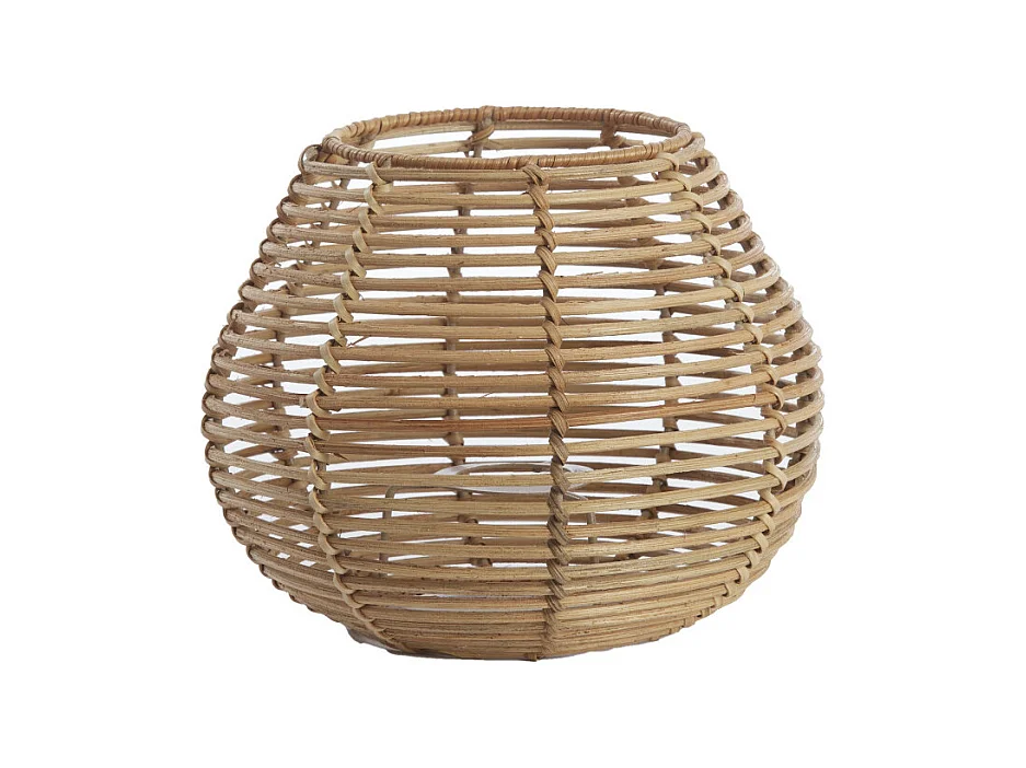 Abat-jour LETTONIE - Ø23x18cm - Marron