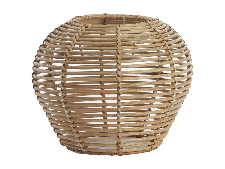 Abat-jour LETTONIE - Ø23x18cm - Marron