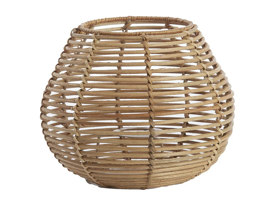 Abat-jour LETTONIE - Ø23x18cm - Marron