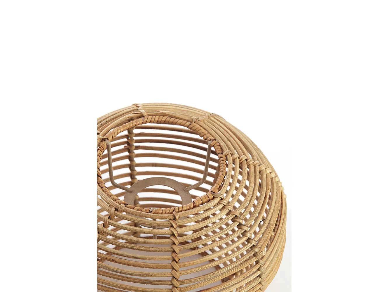 Abat-jour LETTONIE - Ø23x18cm - Marron