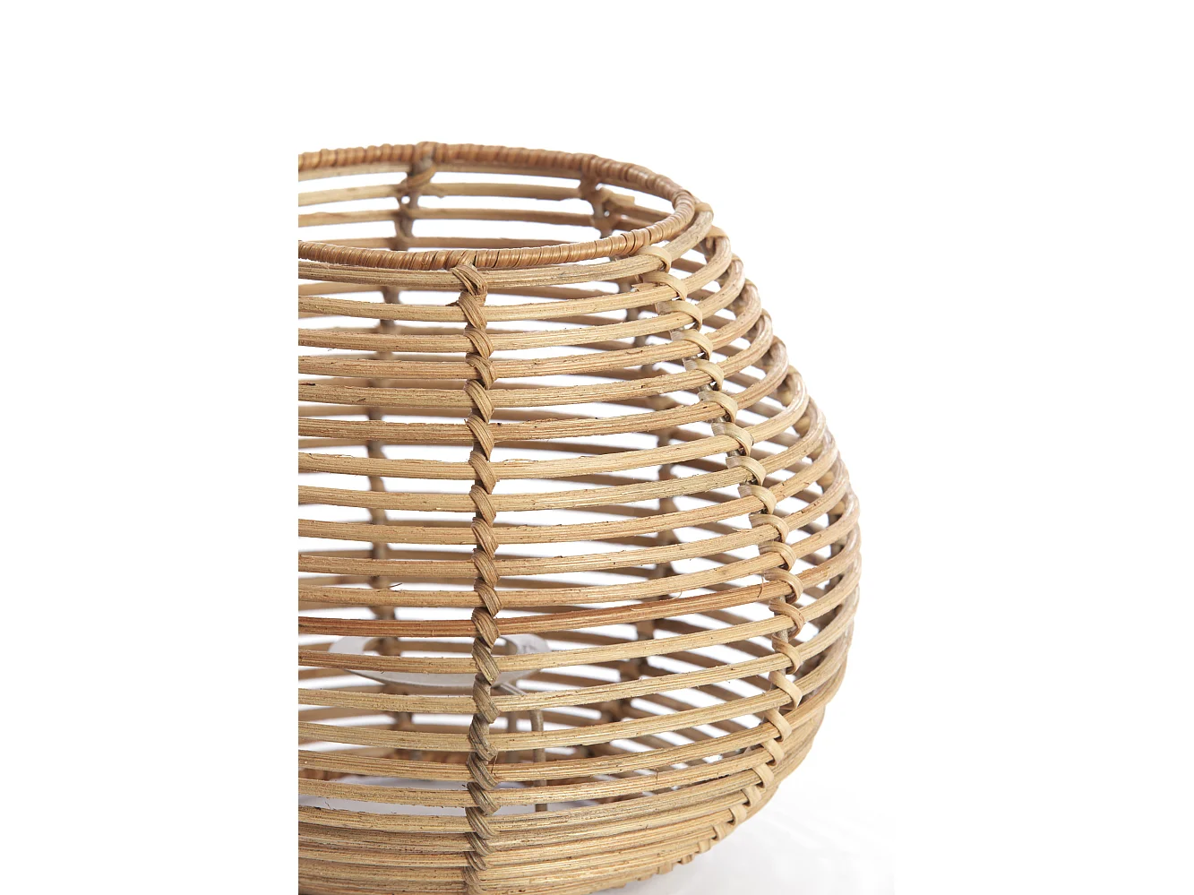 Abat-jour LETTONIE - Ø23x18cm - Marron