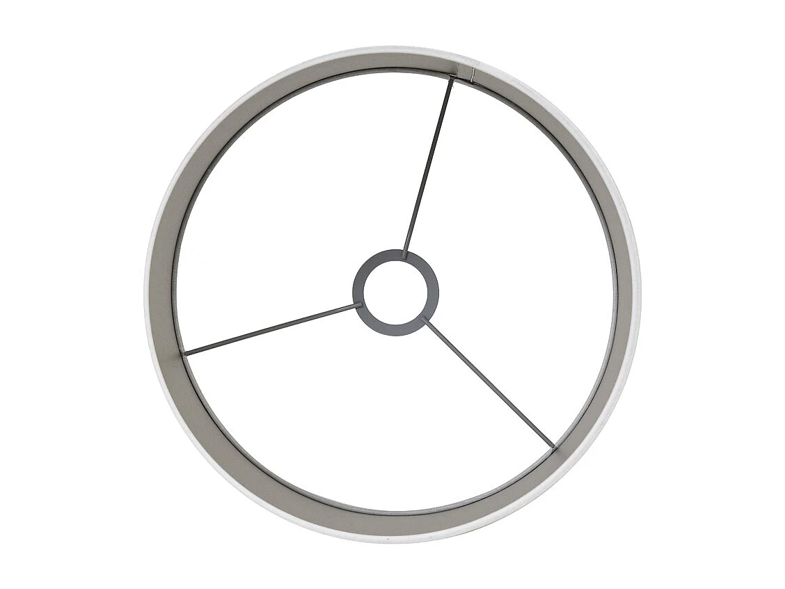 Abat-jour SAVERNA - Ø30x21cm - Blanc