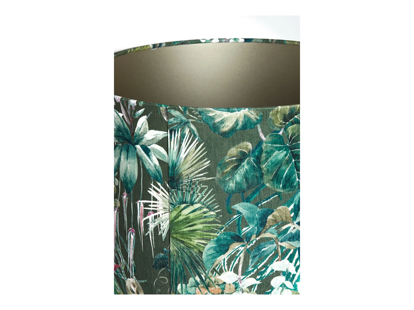 Lampenschirm XENIA FLORA - Ø20x15cm - Grün