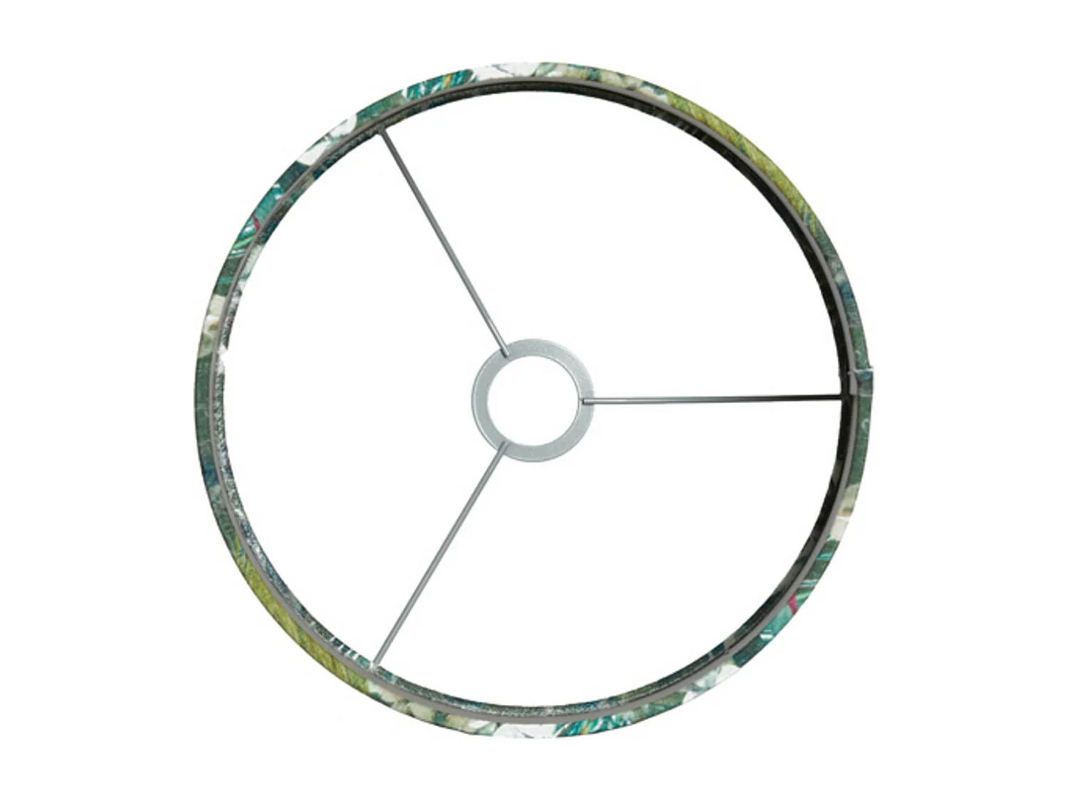 Abat-jour XENIA FLORA - Ø20x15cm - Vert