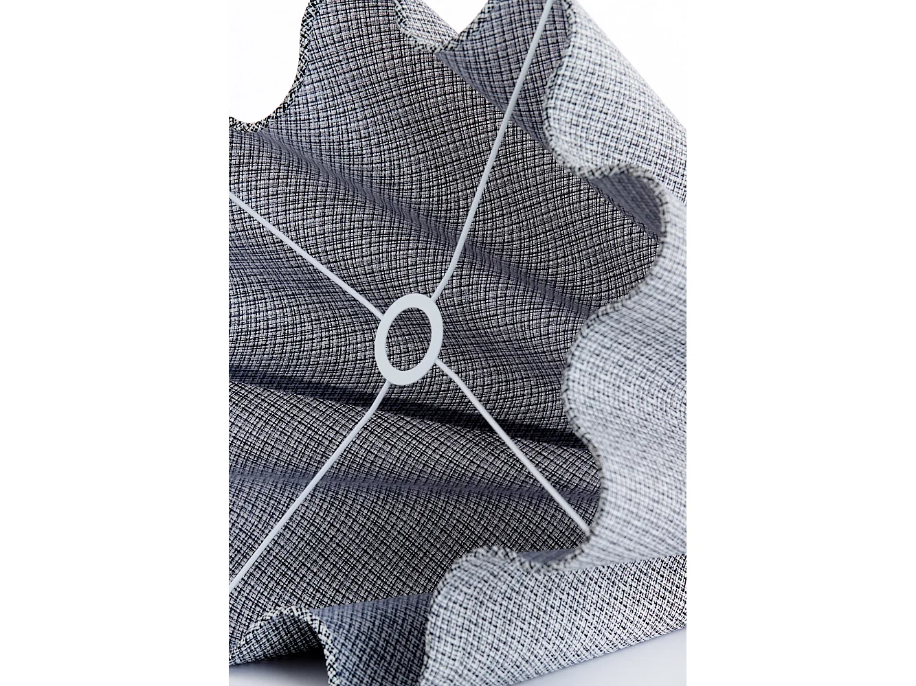 Lampenkap BEZAHA - 50x18.5x45cm - Zwart