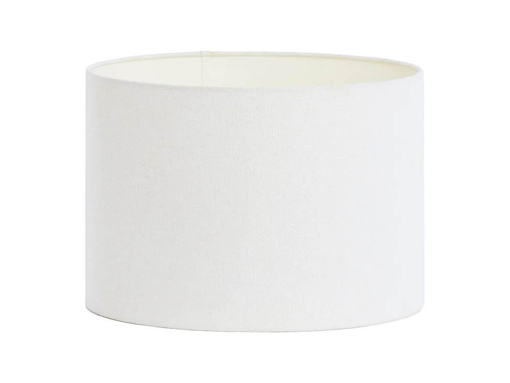 Lampenschirm LIVIGNO - Ø35x25cm - Weiß