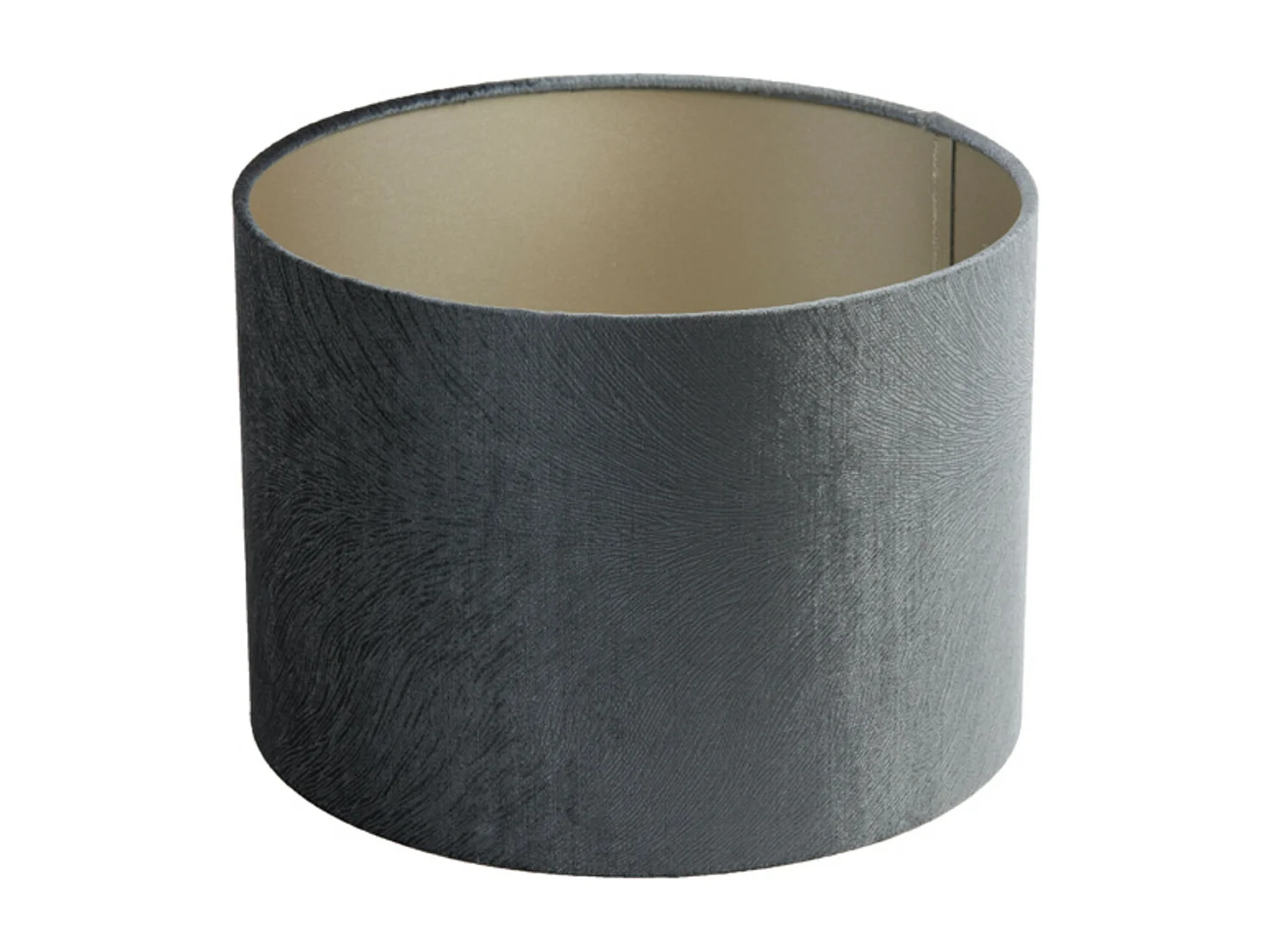 Abat-jour LUBIS - Ø20x15cm - Gris