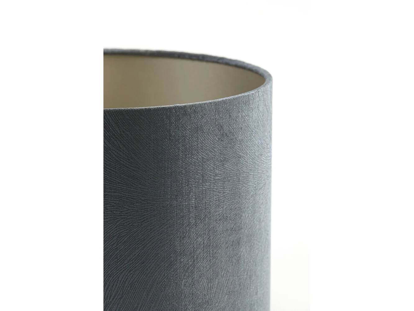 Abat-jour LUBIS - Ø20x15cm - Gris