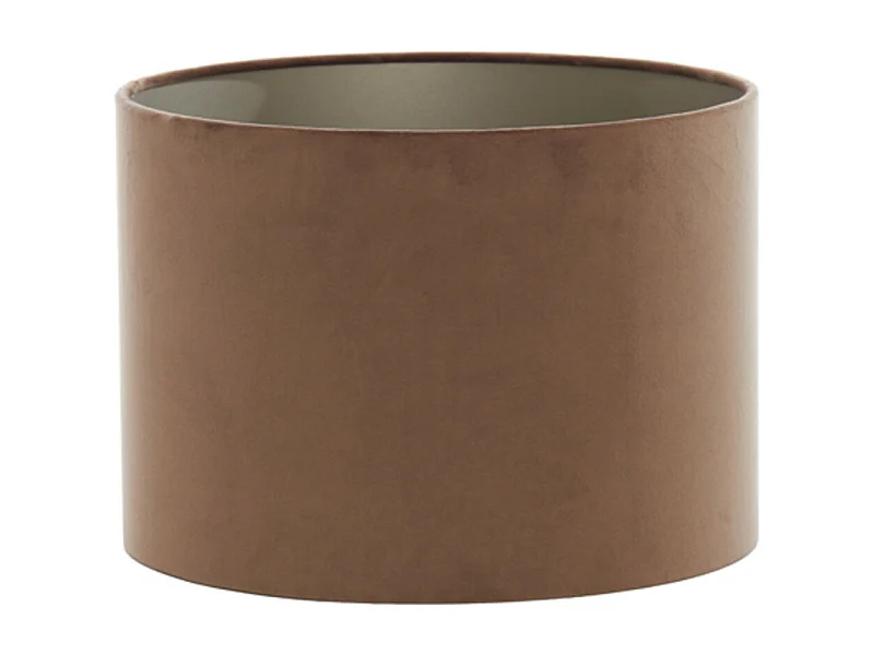 Abat-jour VELOURS - Ø30x21cm - Marron