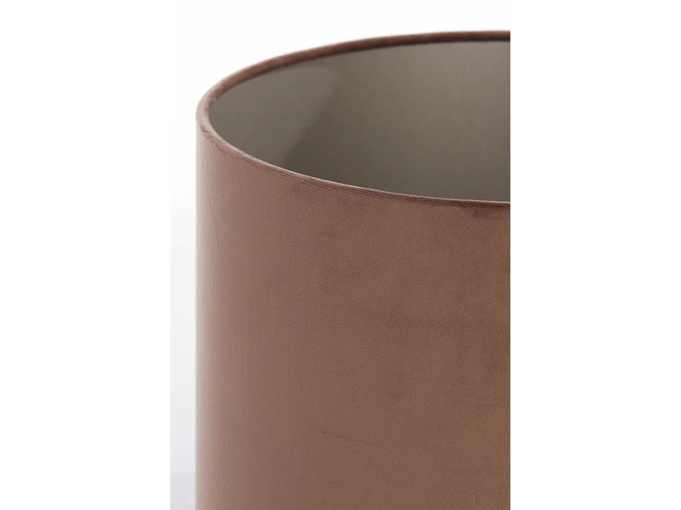 Abat-jour VELOURS - Ø30x21cm - Marron