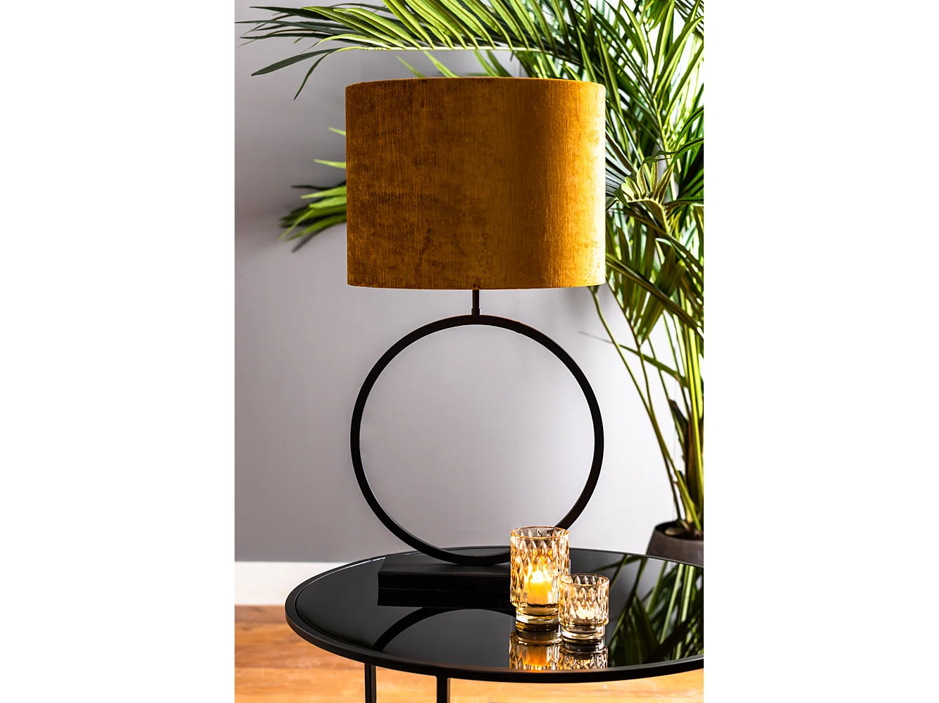 Lampenkap GEMSTONE - Ø40x30cm - Goud