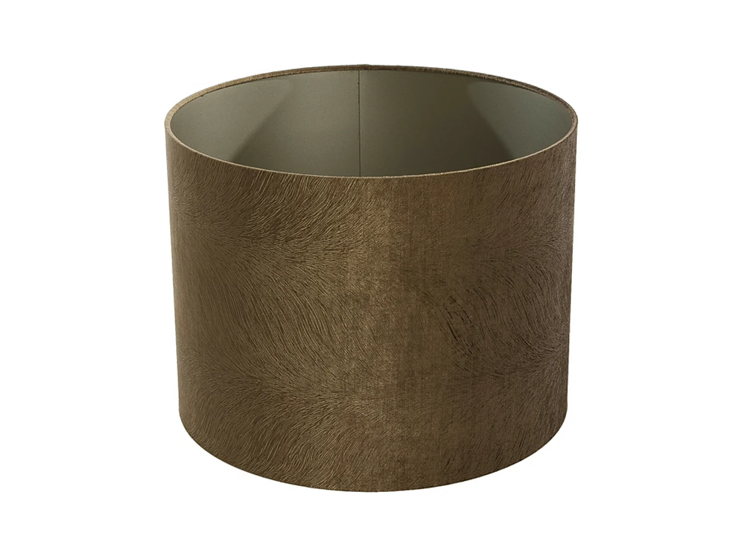 Abat-jour LUBIS - Ø50x38cm - Marron