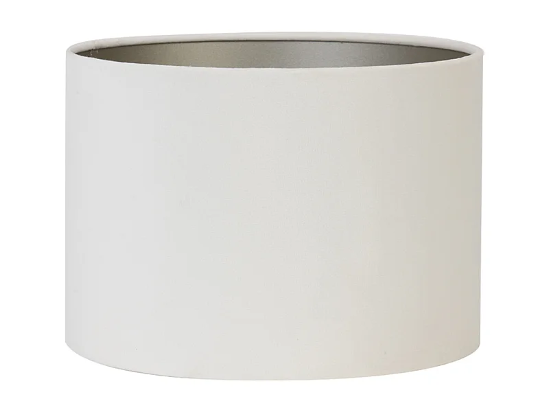 Lampenkap VELOURS - Ø25x18cm - Wit