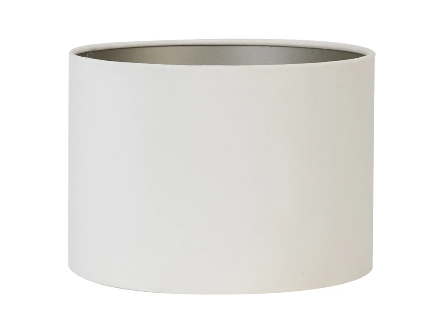 Pantalla VELOURS - Ø25x18cm - Blanco