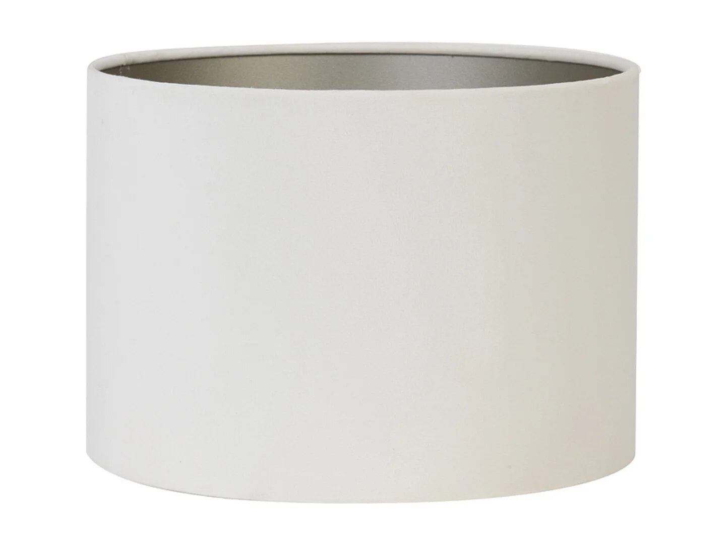 Abat-jour VELOURS - Ø25x18cm - Blanc