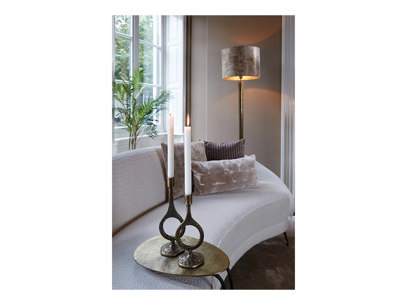 Abat-jour NOVITA - Ø40x30cm - Blanc