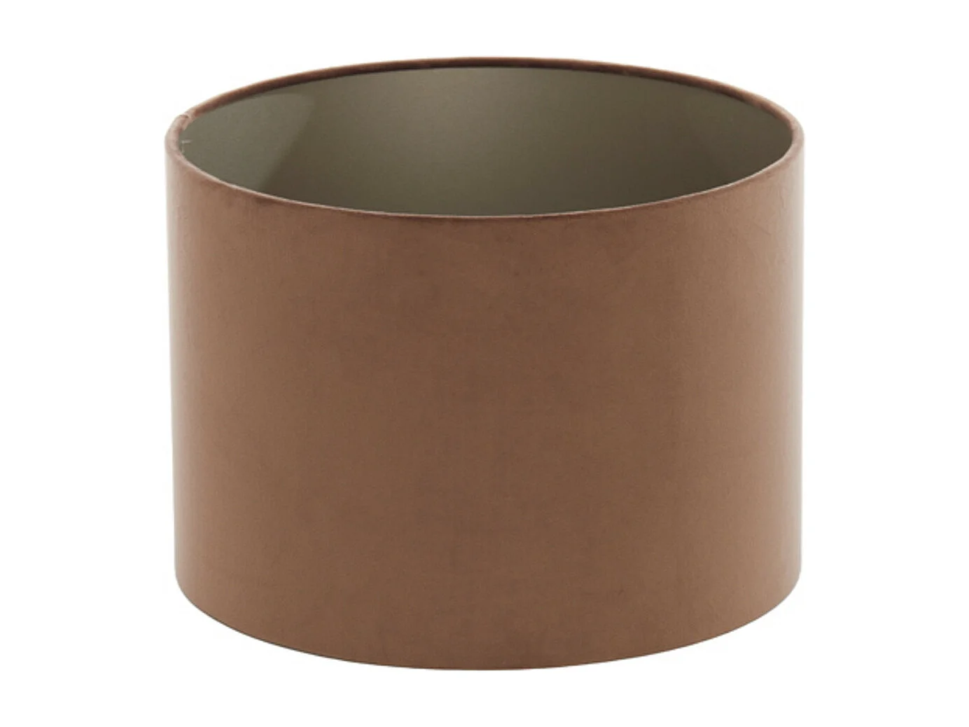 Abat-jour VELOURS - Ø40x30cm - Marron