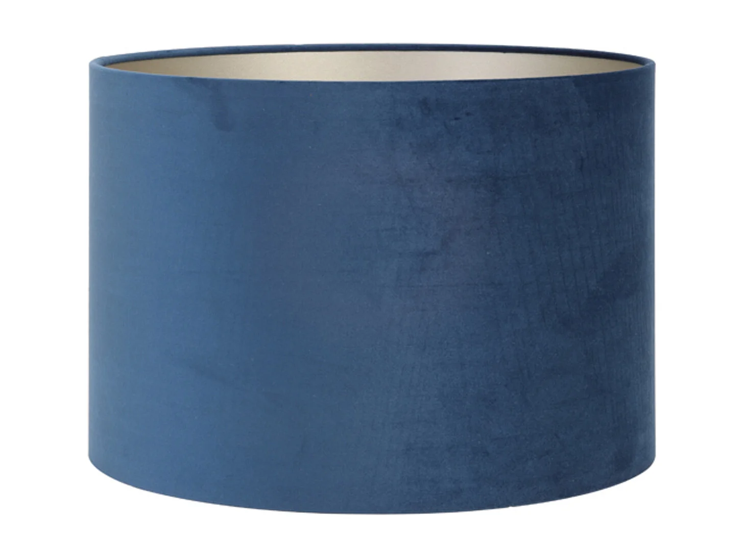 Abat-jour VELOURS - Ø40x30cm - Bleu