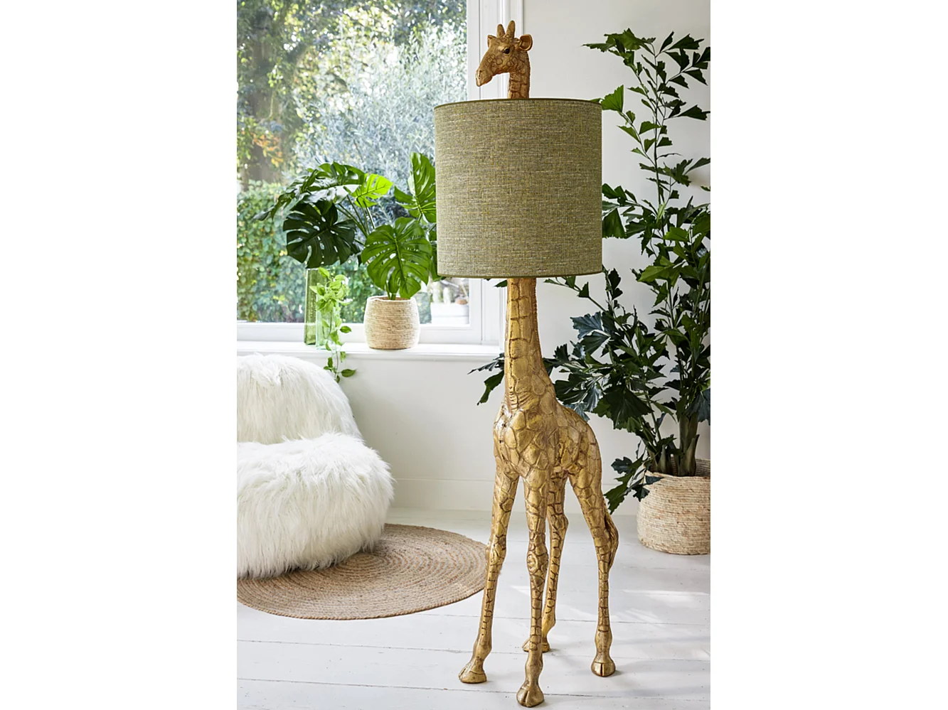 Abat-jour TWEED - Ø45x45cm - Vert